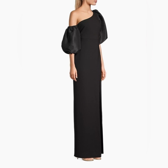 NWT Likely Natasha Off-The-Shoulder Women's Black Special Occasion Gown Size 4 - Picture 5 of 9